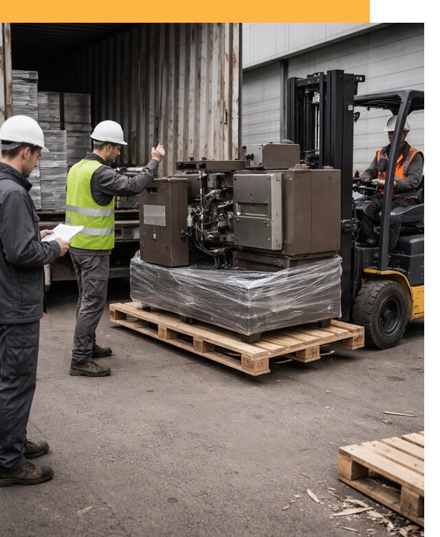 Доставка промышленного оборудования из Европы от 46008