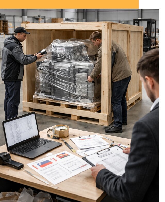 Доставка промышленного оборудования из США от 66456 руб