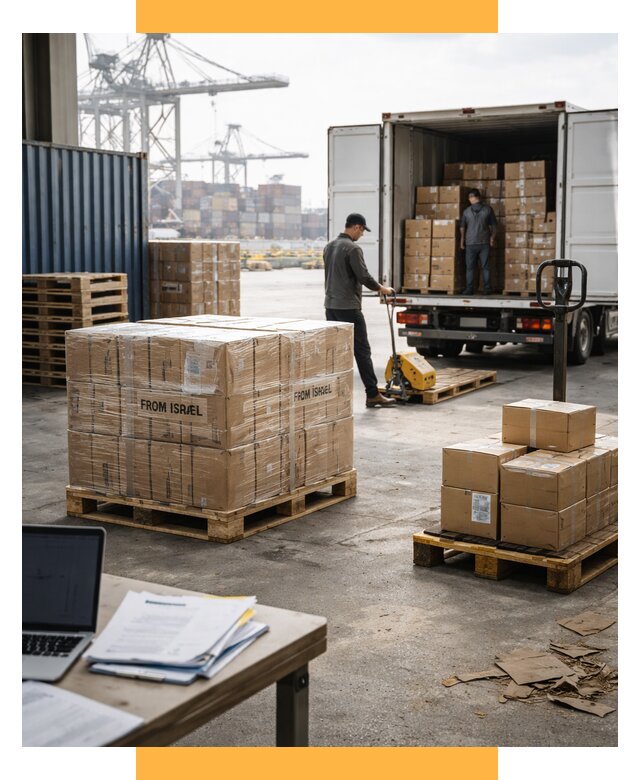 Доставка грузов из Израиля от 15336 р., логистика от СетСервис-Трж