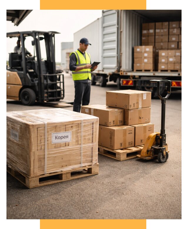 Доставка грузов в Корею из России от 35784 р. | СетСервис-Трж