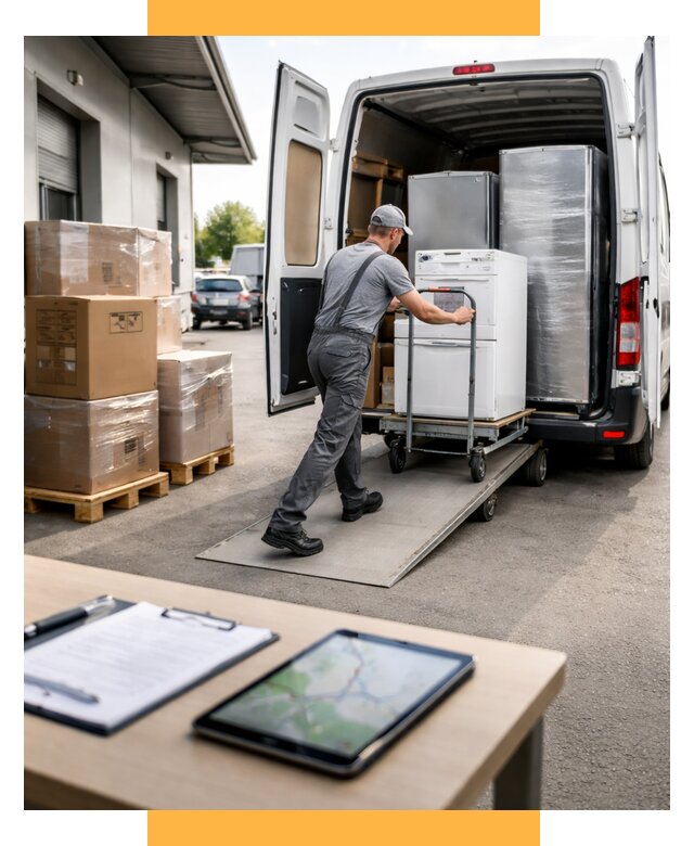 Перевозка бытовой техники от 6646 р. - логистика СетСервис-Трж