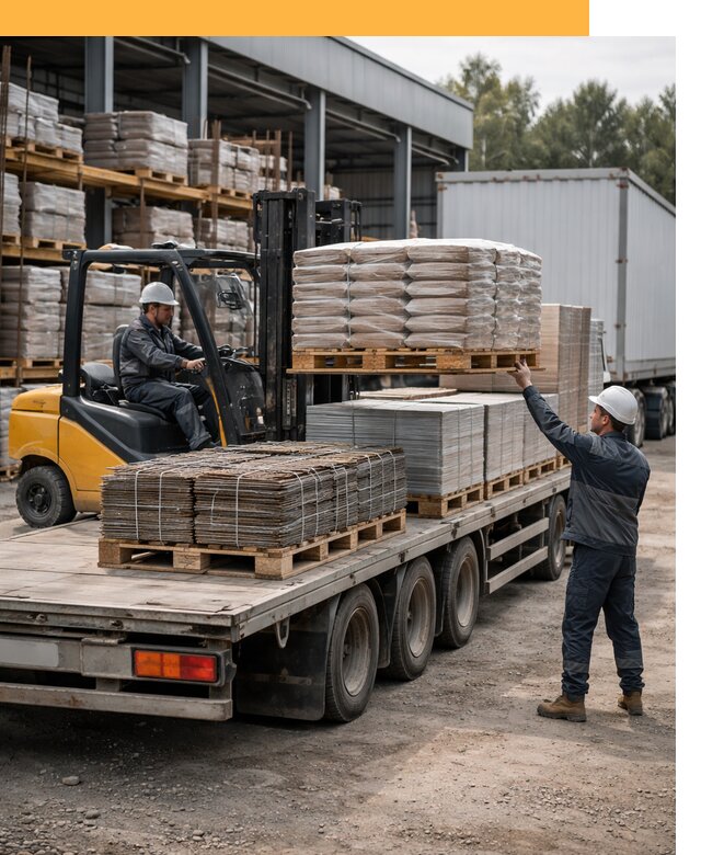 Перевозка строительных материалов по миру от 5623 руб