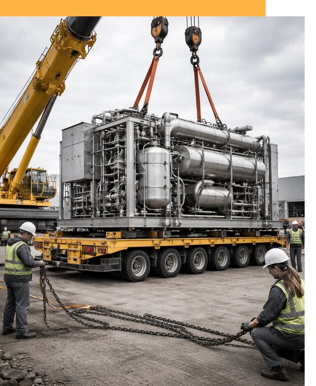 Перевозка тяжеловесных грузов по миру от 153360 руб