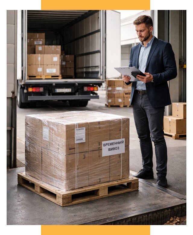Временный вывоз товаров под ключ от 8179 р. | СетСервис-Трж