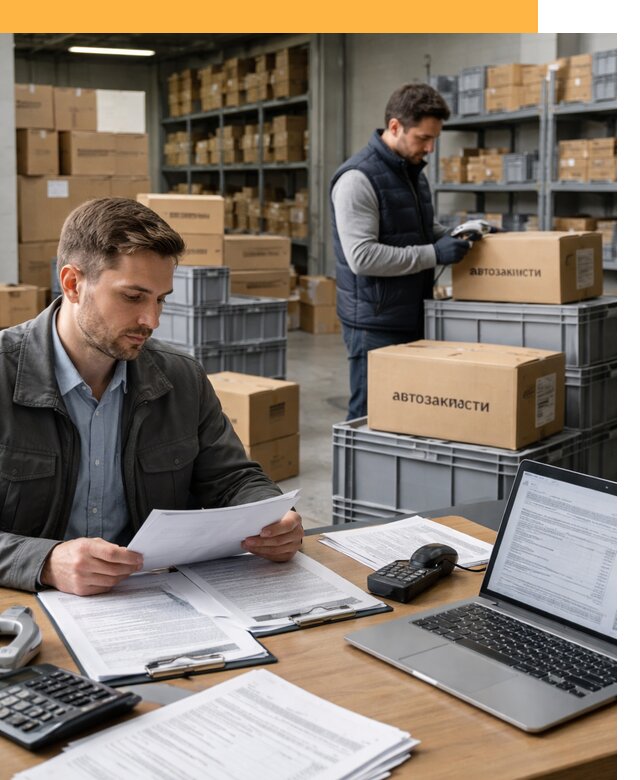 Таможенное оформление автозапчастей по выгодным тарифам от 8690