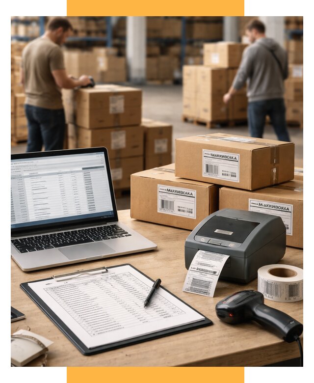 Маркировка импортных товаров от 4601 р. под ключ, СетСервис-Трж